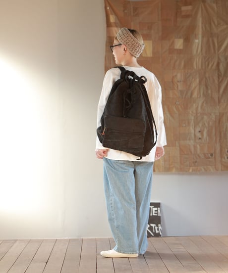 ARTE POVERA｜【 23WI45 】チェコ軍麻袋 RE-巾着リュック
