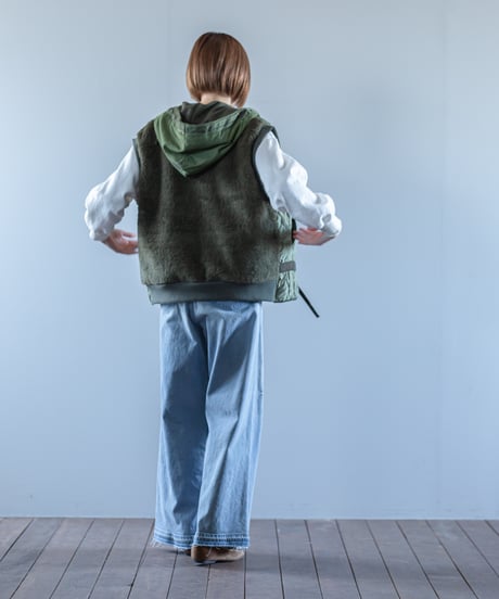 ARTE POVERA｜【 2025winter69 】 チェコキルトパンツ RE-アーミーMIXフードベスト