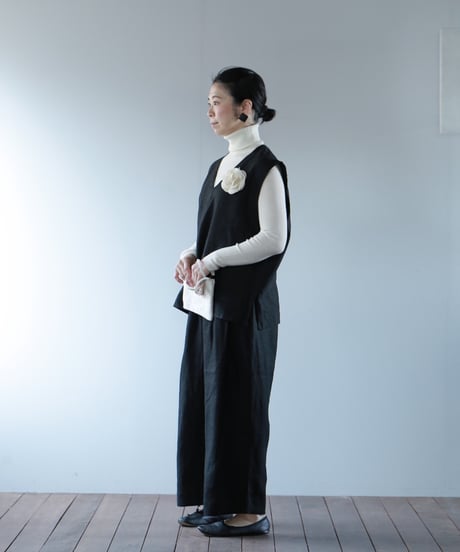 ★ATPOVA｜【 2025spring12】リネンキャンバス 2タックイージーPT