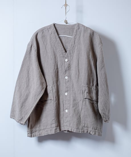 ATPOVA｜【 24WI02 】リネンキャンバス 製品染VカラーJKT
