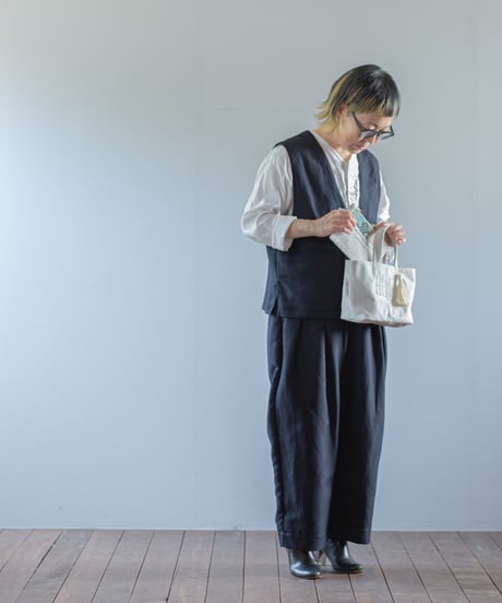 ARTE POVERA｜【 ARTEA - 26SP32 】 フランスUSEDシーツ 「ARTE」 BAG (S)