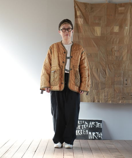 ARTE POVERA｜【 artea-fw2380 】U.Sキルトライナー製品染 RE-JKT
