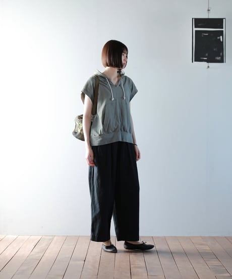 ARTE POVERA｜【 2025summer57 】ギルダン染め RE-フードフレンチT