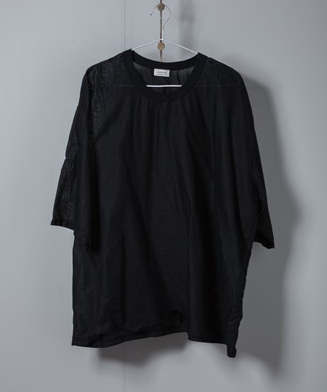 ATPOVA｜【 26SU45(TEIBAN - ATP025) 】 リネンコットン wideクルーT(製品染)