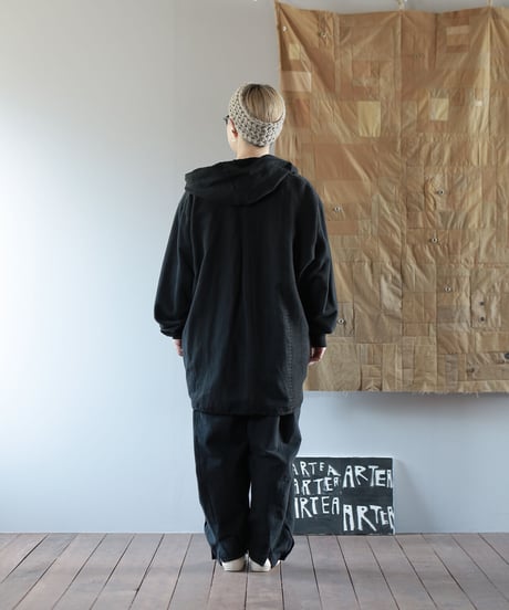 ARTE POVERA｜【 23WI54 】ヨーロッパミリタリーMIX RE-フードブルゾン