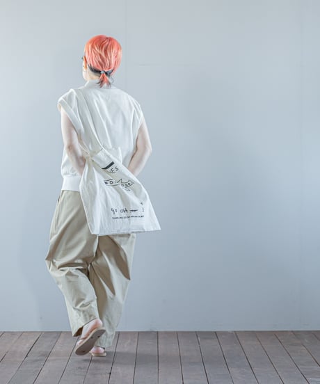 ATPOVA｜【 26SU24 】 NATSUME X ANTONE コラボ 「若者よ！旅に出よ！！」 コットンリネントートBAG③