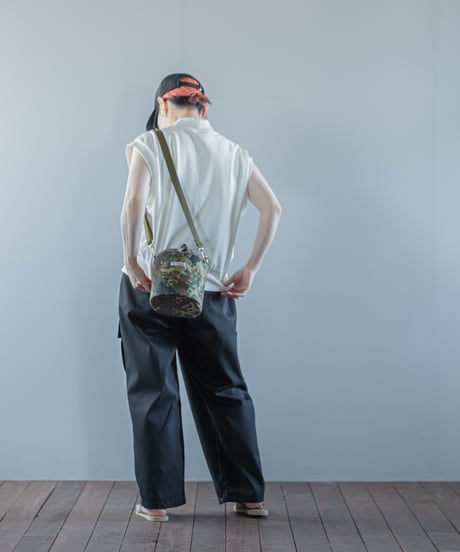ARTE POVERA｜【 26SU31 】 ドイツ軍テント RE-巾着ショルダーBAG(S)