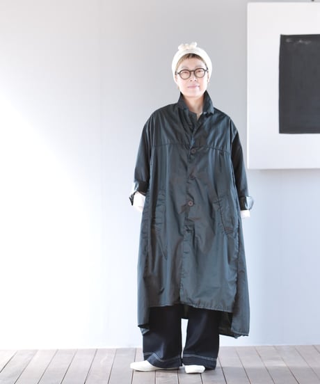 ARTE POVERA｜【 24SP27A 】フランスレインコート RE- 製品染ワイドコート