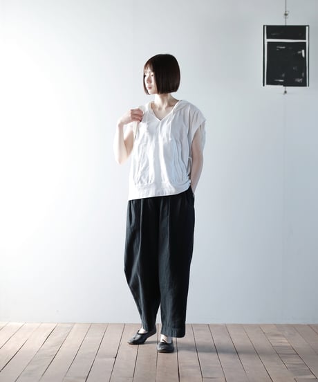 ARTE POVERA｜【 2025summer57 】ギルダン染め RE-フードフレンチT