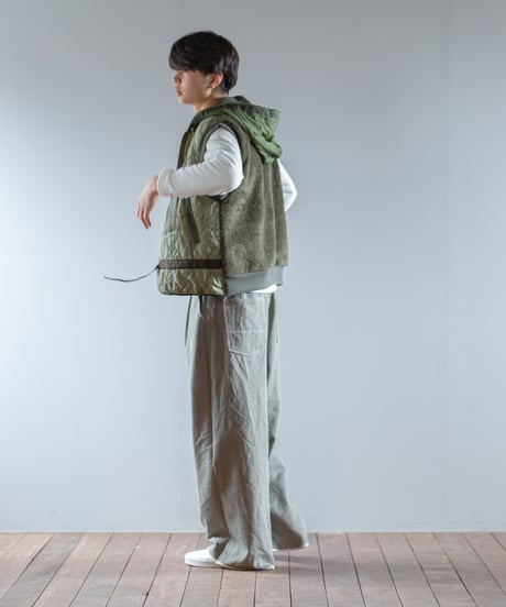 ARTE POVERA｜【 2025winter69 】 チェコキルトパンツ RE-アーミーMIXフードベスト