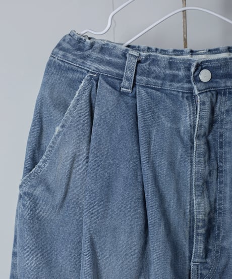 ATPOVA｜【 26SU60 】 12OZデニム 2タックワイドダメージ加工