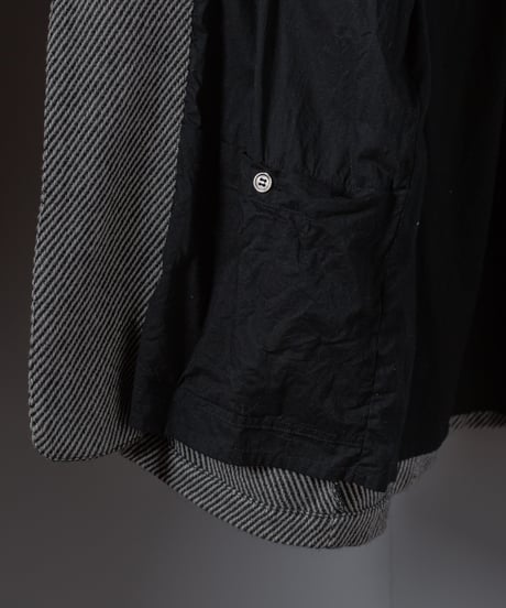ATPOVA｜【 2025winter24 】 コットンウール ノーカラーJKT（裏付き）