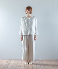 ★ATPOVA｜【 2026spring10 】 セレモニー リネンポリエステル混 Vネックベスト