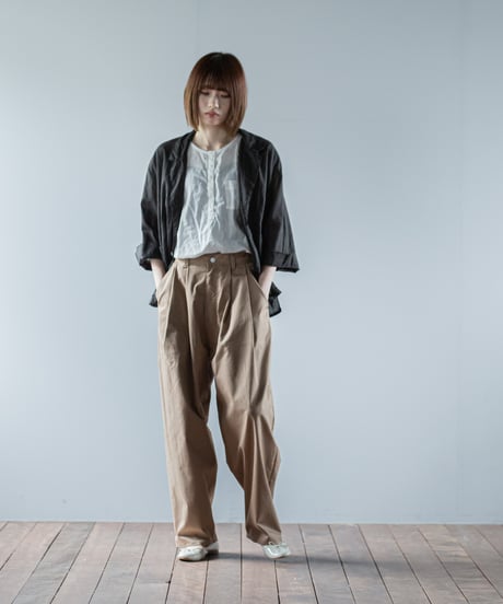 ATPOVA｜【 26SU44 】 リネンコットン シャツJKT(製品染)