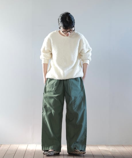 ARTE POVERA｜【 artea-reclothing204 】USランドリーBAG RE-タック＆ダーツワイドパンツ