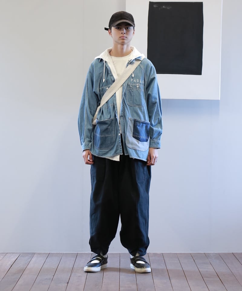 ARTE POVERA｜【 artea-fw2328 】ライトデニム RE-フードSH（裏