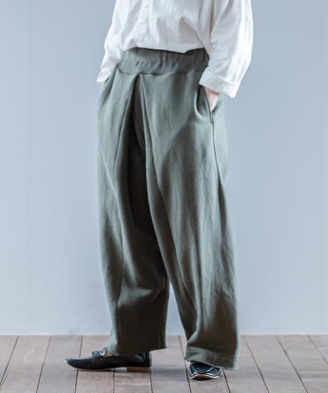 ARTE POVERA｜【 24WI30A 】フランススウェットPT RE-ワイドタックPT