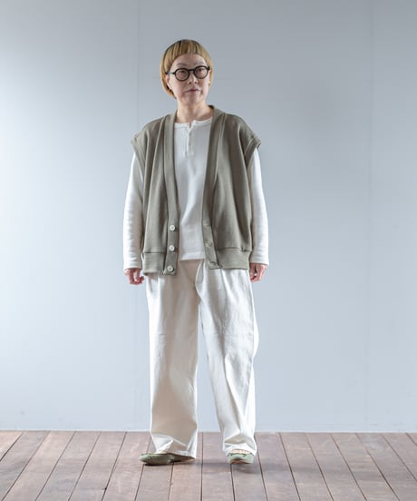ATPOVA｜【 2025winter04 】 Linen cotton 裏毛 ベスト