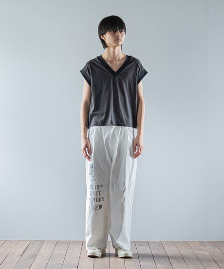 ARTE POVERA｜【 26SU58 】 12OZデニム 2タックワイドダメージ加工