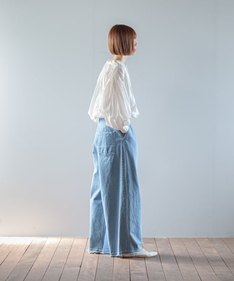 ATPOVA｜【 2026spring73 】 12OZデニム 2タックワイドカットオフパンツ