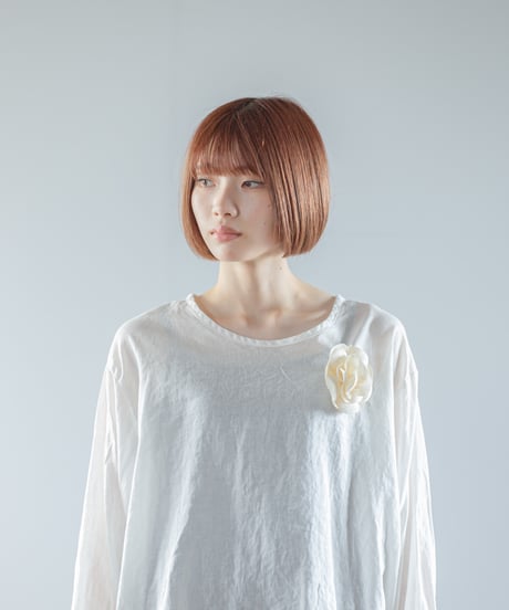 ★ATPOVA｜【 2026spring42 】 リネンコサージュ (ピン仕様)