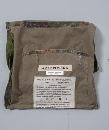 ARTE POVERA｜【 26SU30 】 ドイツ軍テント RE-ショルダーBAG