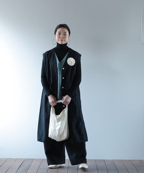 ATPOVA｜【 2025spring60 】コットンリネン製品染 ロングジレ