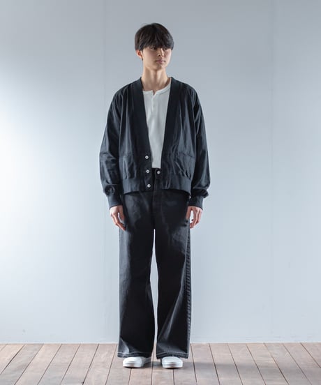 ATPOVA｜【 2025winter33 】 L/C リブカーディガン（製品染）