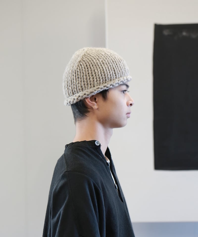 ☆ATPOVA|【 2023winter84 】ハンドニット クルクルニット帽 ☆ATPOVA|【 2023winter84 】ハンドニット クルクルニット帽