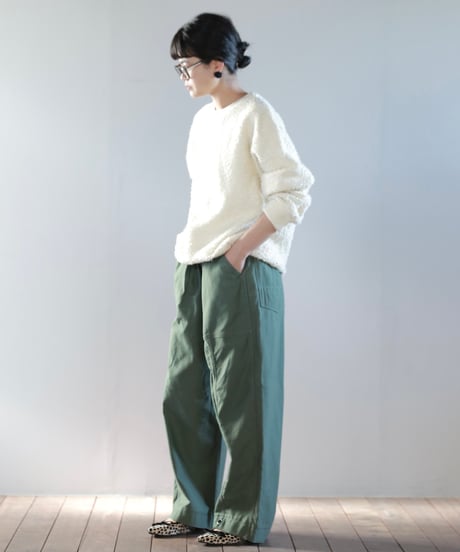 ARTE POVERA｜【 artea-reclothing204 】USランドリーBAG RE-タック＆ダーツワイドパンツ