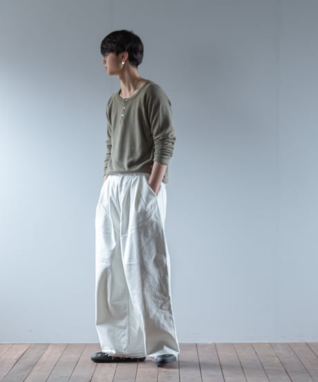 ATPOVA｜【 2025winter16 】 12OZデニム 2タックワイドカットオフパンツ