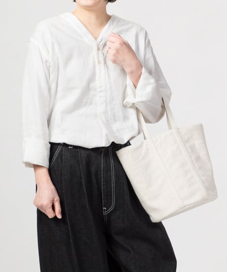 ★ARTEA｜【 artea-sheet015 】リネンリネンシーツ｜ラウンドトートBAG  MOM