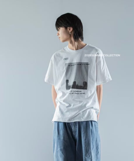 ★ARTE POVERA｜【 26SU51 】 ギルダン RE-「0402」PHOTO＆シルクMIX Tシャツ
