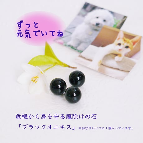 ペットのお守り（パワーストーン入り）