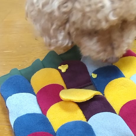 モンベル端材で作った知育玩具ノーズワーク