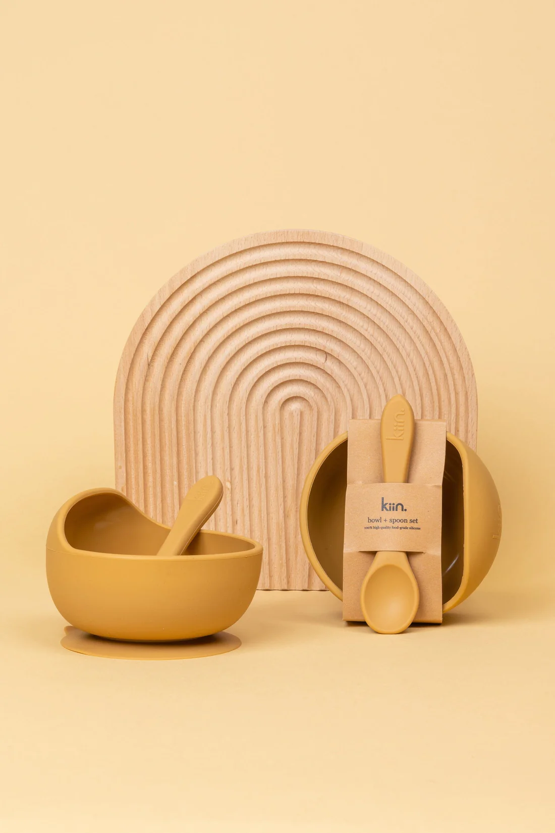 シリコンボールとスプーンセット/Silicone Bowl + Spoon Set