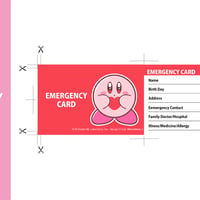 Kirby Emergency Card