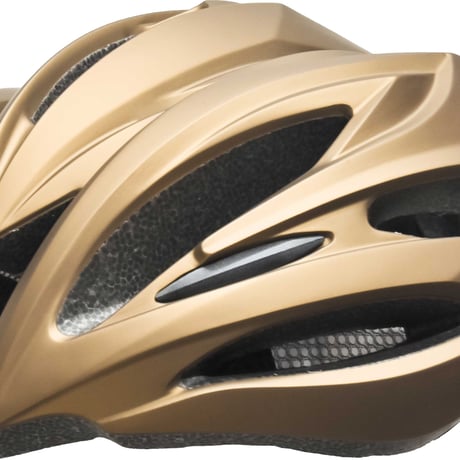 T-JC型ヘルメット GOLD　ゴールド（57ｃｍ～60ｃｍ）ダイヤル式サイズ調整バンド付自転車用ヘルメット