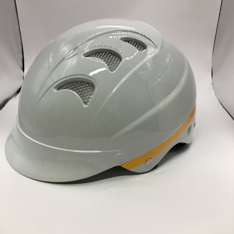 Y型ヘルメット 黄夜光テープ巻（ABS素材）自転車用ヘルメット