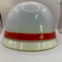 【在庫処分品】 変色あり F型ヘルメット 赤ベルト (ABS素材) 自転車用ヘルメット