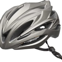 T-JC型ヘルメット SILVER シルバー（57ｃｍ～60ｃｍ）ダイヤル式サイズ調整バンド付自転車用ヘルメット