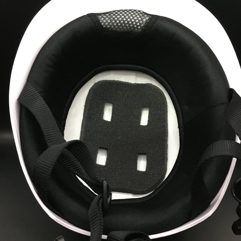 在庫処分品】P型ヘルメット L サイズ (59cm) 約530g 黄ライン