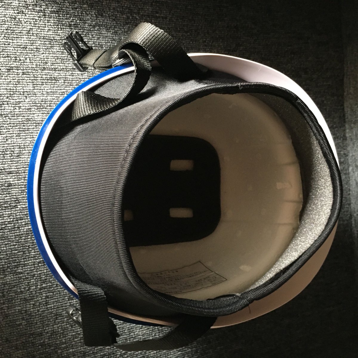 F型ヘルメット 緑ベルト（ABS素材）自転車用ヘルメット | カワハラ