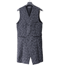 ys Yuji SUGENO (イース ユウジ スゲノ)  210631202-TWEED / Summer Tweed Double Long Vest