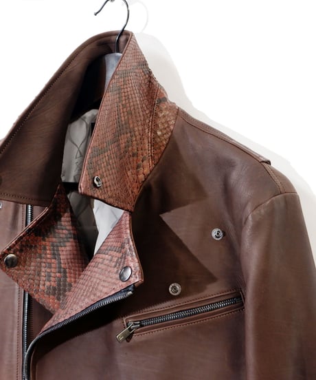 ys Yuji SUGENO (イース ユウジ スゲノ) 21045901B / Python Changing Double Riders Jacket