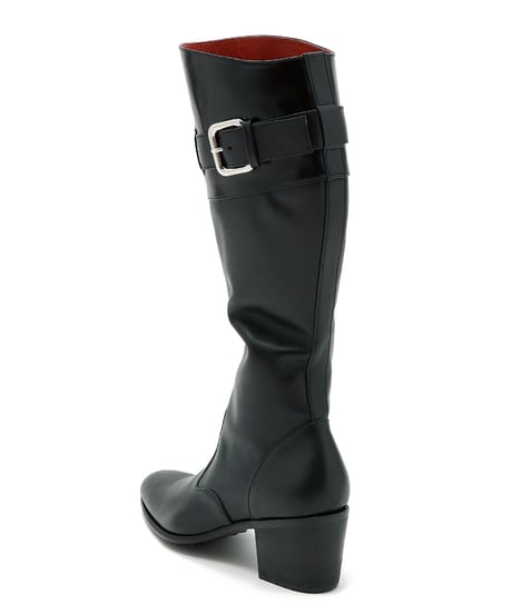 ys Yuji SUGENO (イース ユウジ スゲノ) ﻿﻿210954201-BLACK / Belted Long Boots