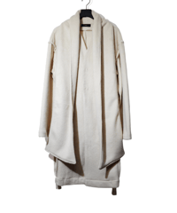ys Yuji SUGENO (イース ユウジ スゲノ)  210520301(MEN) - 230520301(WOMEN) -L.BEIGE/ Pile shaggy long gown