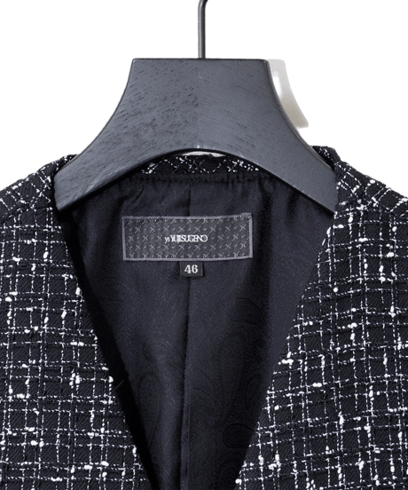 ys Yuji SUGENO (イース ユウジ スゲノ)  210631202-TWEED / Summer Tweed Double Long Vest