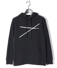 ys Yuji SUGENO (イース ユウジ スゲノ)  220610102-BLACK / Heavyweight pile Line Art LADY Hoodie