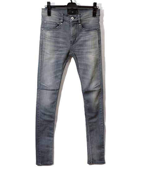 ys Yuji SUGENO (イース ユウジ スゲノ)  210340503-GRAY / Hybrid Stretch USED Skinny Denim Pants